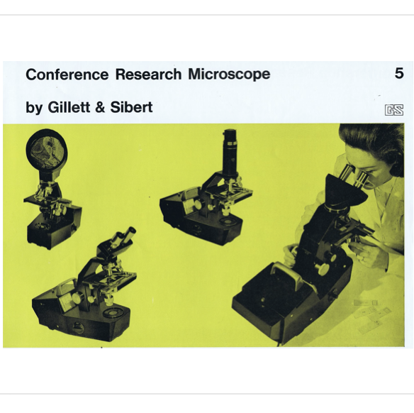 A book cover with several microscopes
Description automatically generated