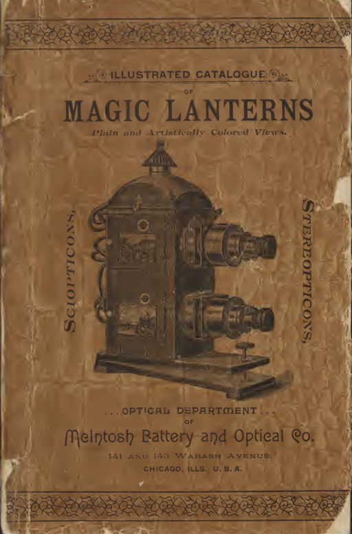 A brown box with a picture of a lantern
Description automatically generated