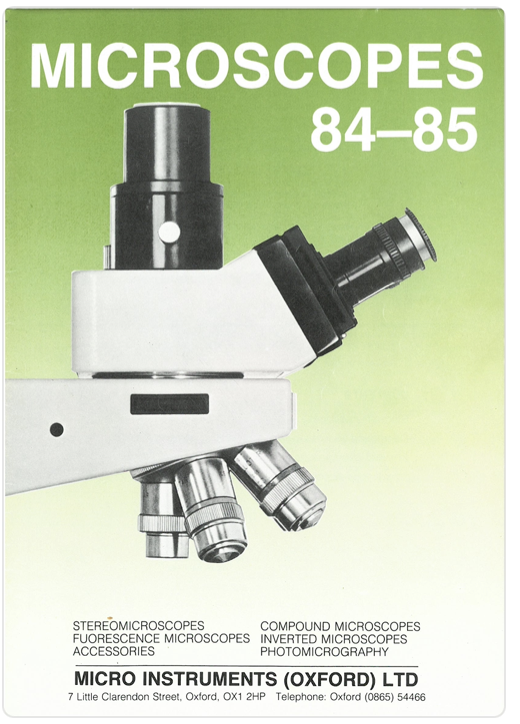 A close-up of a microscope
Description automatically generated