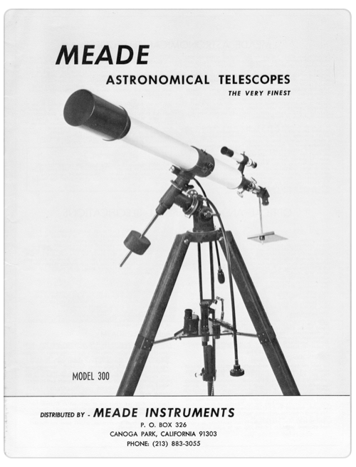 A telescope on a tripod
Description automatically generated