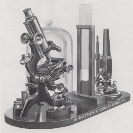 A picture containing wall, indoor, microscope, set
Description automatically generated