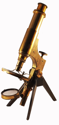 A close up of a microscope
Description automatically generated