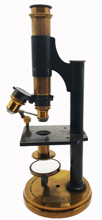 A close-up of a microscope
Description automatically generated