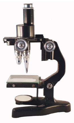A close-up of a microscope
Description automatically generated