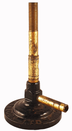 A close-up of a metal pipe
Description automatically generated